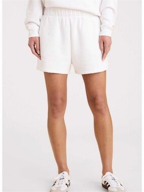 Nuuds White Vintage Fleece Shorts ONLY